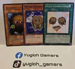 YUGIOH KURIBOH WINGED KURIBOH AND FLUTE COMMON LIGHT PLAYED DIFFERENT SETS - Image 1