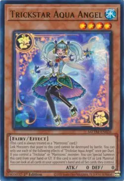 Yugioh! Trickstar Aqua Angel - MZTM-EN026 - Ultra Rare - 1st Edition Near Mint, - Image 1