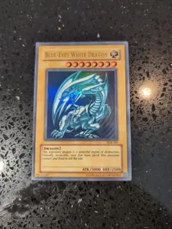 Yugioh! HP Blue-Eyes White Dragon - SDK-001 - Ultra Rare - Unlimited Edition Hea - Image 1