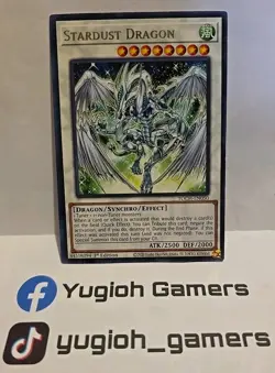 YUGIOH STARDUST DRAGON TOCH RARE 1ST EDITION LIGHT PLAYED - Image 1