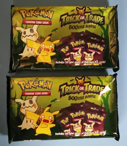 2 Pokemon Trading Card Game 2023 Halloween Trick or Trade BOOster Bundle 50 Mini - Image 1