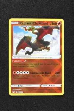 Pokemon Card Radiant Charizard 020/159 Crown Zenith Rare Reverse Holo Near Mint - Image 1