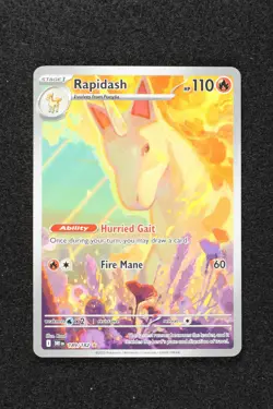 Rapidash 189/182 Illustration Rare Destined Rivals Pokemon Card Near Mint - Image 1