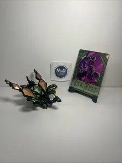Bakugan - Darkus Dharak /w Airkor Combat Set - Gundalian Invaders W/Card RARE - Image 1