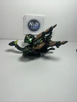 Bakugan - Darkus Dharak /w Airkor Combat Set - Gundalian Invaders W/Card RARE - Image 5