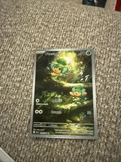 Pansage 089/086 SV Black Bolt Illustration Rare Near Mint English Pokemon Card - Image 1