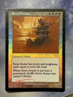 Magic the Gathering Foil Serra Avatar Promo Card - Image 1