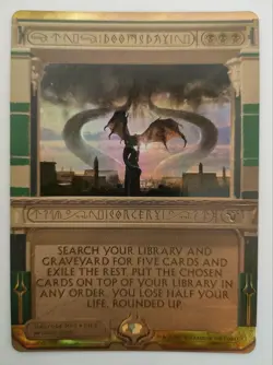Judgment Of Foil Masterpiece Doomsday NM Trading Card - Image 1