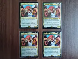 Spira Hope Yuna English Set of 4 Surgefoil Card Game Collectible Good - Image 1