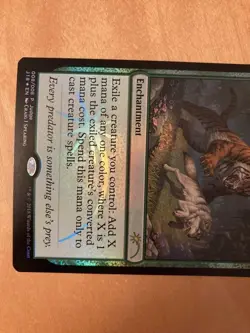 Magic the Gathering Promo Food Chain Foil Used Card Collectible - Image 3