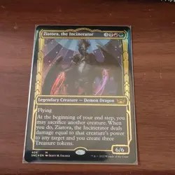 Magic the Gathering Foil Incinerated Card Used - Image 1