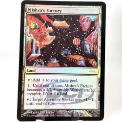 Mtg Mishra Arsenal Foil Judge Reward Card English Edition Autumn - Image 1