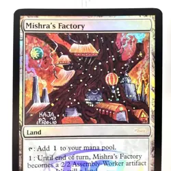 Mtg Mishra Arsenal Foil Judge Reward Card English Edition Autumn - Image 2