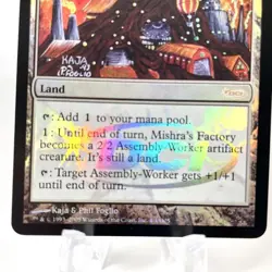 Mtg Mishra Arsenal Foil Judge Reward Card English Edition Autumn - Image 3