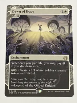 MTG Wilds of Eldraine: Enchanting Tales Dawn of Hope 0002 NM Rare - Image 1