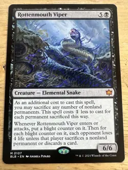 Rottenmouth Viper Bloomburrow - Magic MTG NM - Image 1