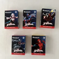 SDCC Comic-Con 2025 Magic The Gathering MTG x Spider-Man Welcome Deck Set - Image 1