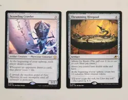 Scrawling Crawler (Foundationsl) & Thrumming Hivepool (EOE) - NM - MTG - Image 1