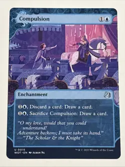 MTG Wilds of Eldraine: Enchanting Tales Compulsion 0015 NM - Image 1