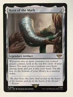 Horn of the Mark The Lord of the Rings Non-Foil Regular MTG - Image 1