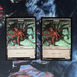 2x Spider Token - Adventures in the Forgotten Realms MTG - Image 1