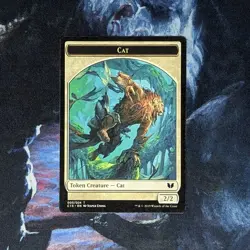 1x Spirit (023) / Cat Double-Sided Token - Commander 2015 MTG - Image 2