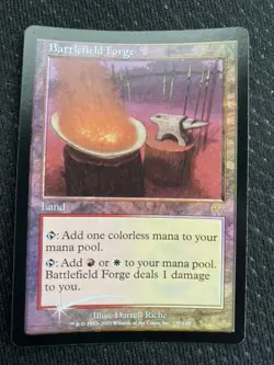 MtG Battlefield Blacksmith Foil English Apocalypse First Edition - Image 1