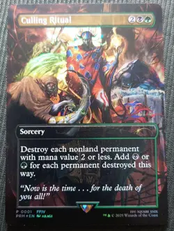 FF4 Final Fantasy Culling Ritual Foil Promo MTG Commander Rare - Image 1