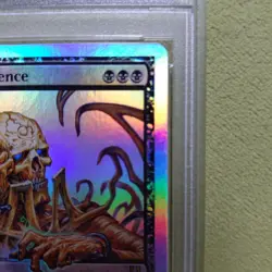 Unhinged MTG Necro-Impotence Foil PSA 8 Collectible Card Used - Image 5