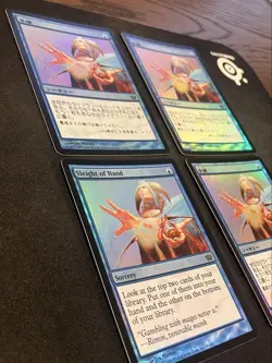 MTG Sleight Of Hand Japanese English Foil 9th Edition Set of 4 Card Play Use - Image 2