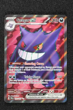 Pokemon SV: Temporal Forces Gengar EX 193/162 - Near Mint - Full Art - Image 1