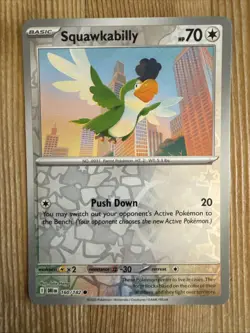 Squawkabilly 160/182 Common Reverse Holo - Pokemon TCG Destined Rivals NM - Image 1