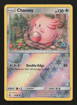 Chansey 46/68 Hidden Fates Uncommon Reverse Holo Pokemon TCG NM - Image 1