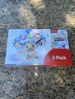 Pokemon TCG Prismatic Evolutions Costco 2-Pack ETB with Booster Bundle - Image 1