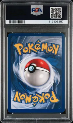 1999 POKEMON GAME BLACK DOT ERR #4 CHARIZARD-HOLO PSA 5 - Image 2