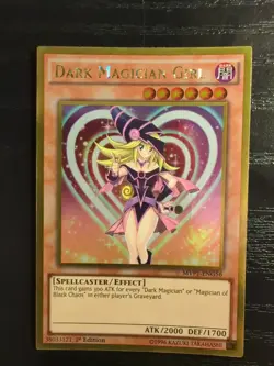 Yugioh Dark Magician Girl MVP1-ENG56 Gold Rare 1st Ed NM- - Image 1