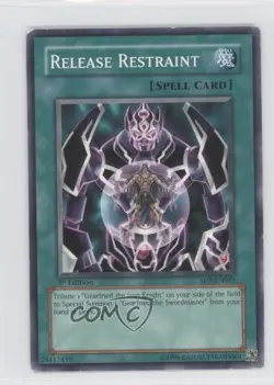 Release Restraint 1st Ed. YuGiOh Warrior's Triumph Structure Deck #SD5-EN032 - Image 1