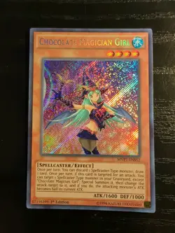YUGIOH CHOCOLATE MAGICIAN GIRL MVP1-ENS52 SECRET 1ST ED - Image 1