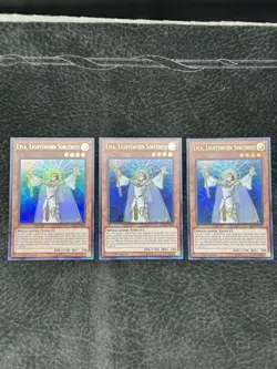 3x Yugioh! LP Lyla, Lightsworn Sorceress BLLR-EN036 Ultra Rare 1st Edition - Image 1