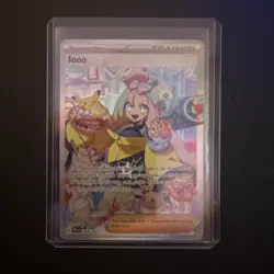 Iono Pokemon TCG Paldea Evolved Holo Card 269/193 Special Illustration Rare - Image 1