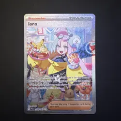 Iono Pokemon TCG Paldea Evolved Holo Card 269/193 Special Illustration Rare - Image 2