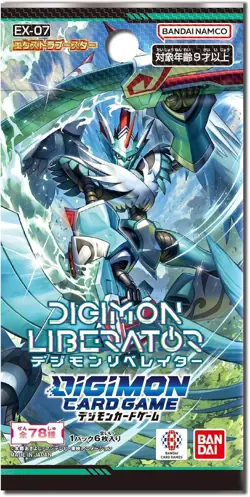 BANDAI Digimon Card Game Extra Booster Digimon Liberator EX-07 BOX 24 Pack - Image 2