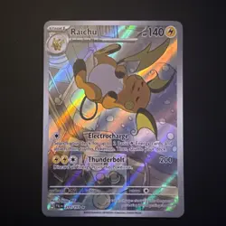 Pokemon TCG Raichu Holo Card Scarlet & Violet Paldea Evolved 211/193 - Image 2
