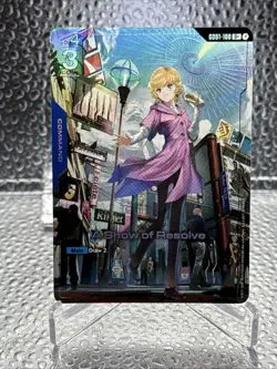 A Show of Resolve GD01-100 U+ (Alt Art) Gundam Card Game Newtype Rising - Image 1