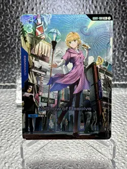 A Show of Resolve GD01-100 U+ (Alt Art) Gundam Card Game Newtype Rising - Image 2