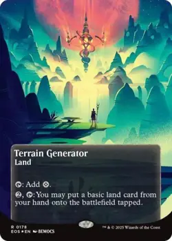 MTG English Terrain Generator (0178) (Borderless) (Galaxy Foil) NM Foil - Image 1