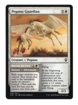 MTG-Pegasus Guardian-Battle for Baldur's Gate-36-Near Mint-NonFoil - Image 1