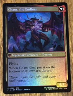 MTG Final Fantasy, Garland, Knight of Cornelia / Chaos, the Endless - Foil - Image 2