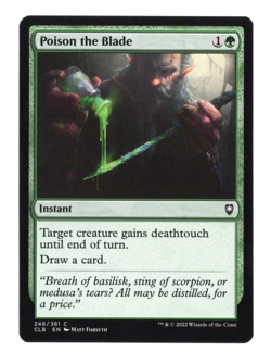 MTG-Poison the Blade-Battle for Baldur's Gate-248-Near Mint-NonFoil - Image 1