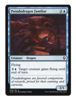 MTG-Pseudodragon Familiar-Battle for Baldur's Gate-88-Near Mint-NonFoil - Image 1